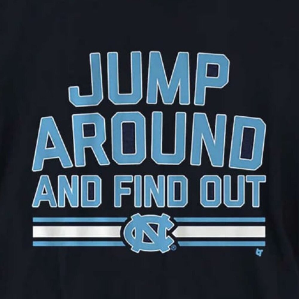 Unc Basketball Jump Around And Find Out Unisex Graphic T Shirt 73 - Picture 2 of 5